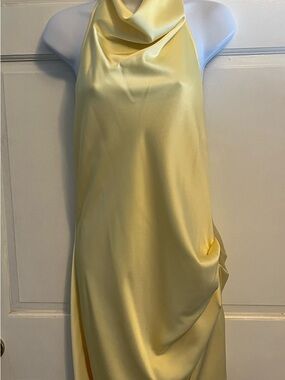 NEW w/tags Gianni Bini Lemon Satin Dress